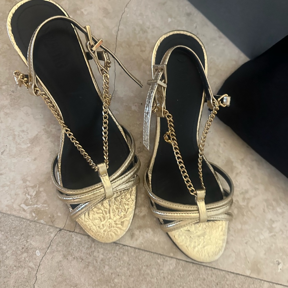 Zadig & Voltaire Gold Women's Heels real leather - Picture 3 of 3